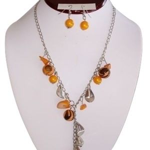 Handmade Fashion Jewelry : Necklace + Earrings